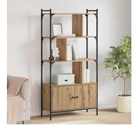 Bibliothèque - vidaXL - Bois d'ingénierie - Design moderne - Pieds métal - Grande capacité