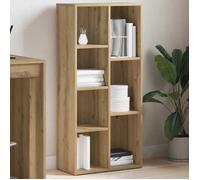 Bibliothèque - vidaXL - Chêne artisanal - 50x25x104 cm - 7 compartiments