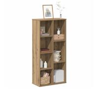 Bibliothèque - vidaXL - Chêne artisanal - 50x25x105 cm - Bois d'ingénierie - 7 compartiments