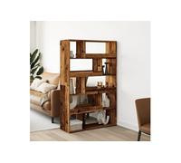 vidaXL Bibliothèque vieux bois 100x33x156,5 cm bois d'ingénierie, étagère à livres, étagère de rangement, armoire d'affichage, armoire de rangement Marron G