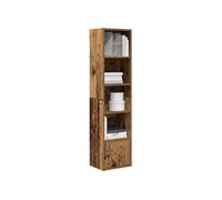 vidaXL Bibliothèque 31x24x127 cm – Vieux bois, bois d'ingénierie Marron