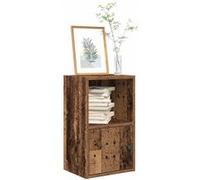 Bibliothèque vieux bois 31x24x52 cm bois d ingénierie Marron G
