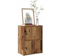 vidaXL Bibliothèque 40x24x52 cm Vieux bois – Bois d'ingénierie – Marron