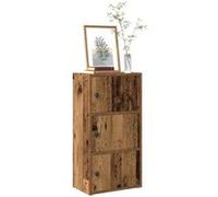 vidaXL Bibliothèque Vieux Bois 40x24x77 cm – Bois d'ingénierie, Marron