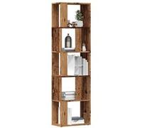 vidaXL Bibliothèque Vieux Bois 45x24x159 cm Bois d'ingénierie, bibliothèque, Armoire de Rangement, Support de Rangement, étagère, étagère à Livres