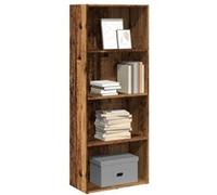 Bibliothèque vieux bois 60x30x152 cm bois d ingénierie Marron G