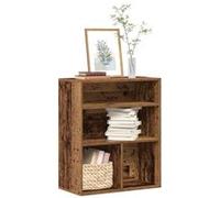 vidaXL Bibliothèque vieux bois 60x30x71,5 cm bois d'ingénierie Multicolore