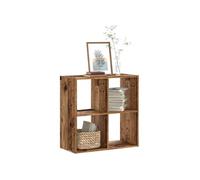 vidaXL Bibliothèque Vieux bois 68,5x32x68,5 cm Bois d'ingénierie Multicolore