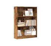 vidaXL Bibliothèque vieux bois 80x24x109 cm bois d'ingénierie Marron