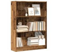 vidaXL Bibliothèque vieux bois 80x24x109 cm bois d'ingénierie Marron