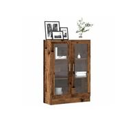 vidaXL Bibliothèque Vieux Bois 82,5x30,5x115 cm Bois d'ingénierie, bibliothèque, Armoire de Rangement, Support de Rangement, étagère, étagère à Livres
