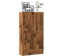 Bibliothèque vieux bois 82,5x30,5x150 cm bois d ingénierie Marron G