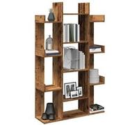 vidaXL Bibliothèque Vieux bois 86x25,5x140 cm Bois d'ingénierie Marron G