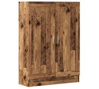 Bibliothèque vieux bois - vidaXL - bois d'ingénierie - 2 portes - résistante à l'humidité - 82,5 x 30,5 x 115 cm 740eqt76l