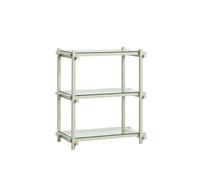 Bibliothèque Woody Shelving 2.0, Petit , gris fumé/verre
