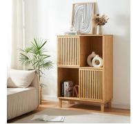 Bibliothèque Ypäjä bambou 120 x 84 x 39 cm naturel