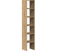Bibliothèques 2 pcs empilable chêne artisanal bois d'ingénierie