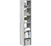 vidaXL Bibliothèques 2 pcs empilable sonoma gris bois d'ingénierie