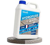 BIBODU Hydrofuge Imperméabilisant 5L pour 30-50 m² | Protection Invisible pour Toiture, Façades, Terrasses, Travertin, Pierre, Joints de Carrelage Extérieur et Beton | Anti-Taches Vertes
