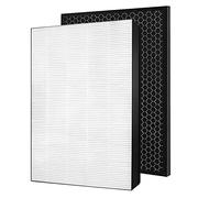 Bibolic FY1410/30 et FY1413/30 Kit de filtres de rechange pour purificateur d'air Philips série 1000 AC1214/10 AC1215 AC1217 AC2729/10 Comprend 1 filtre HEPA et 1 filtre à charbon actif