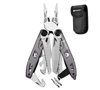 BIBURY Pince Multifonctions, 18 en 1 Titane Poignée Multitools en Acier inoxydable avec Pochette en Nylon, Multi-Tool idéal pour la Survie, Le Camping, la Maison, la Réparation