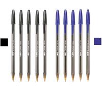 BIC Stylo à bille Cristal Large 1,6 mm Bleu