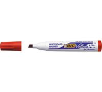 BIC Marqueur pour tableau blanc Velleda 1751 Pointe biseautée 2-5 mm Effaçable Rouge