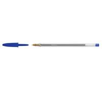 BIC 16459 Stylo-bille Cristal écriture moyenne 0,5 mm encre classique bille indéformable capuchon encre