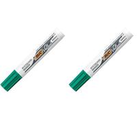 BIC 30558 Marqueur Velléda 1711 Et 1791 pointe ogive tracé effaçable corps plastique encre cétone 2 mm Vert (Lot de 2)