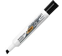 BIC 30559 Marqueur Velléda 1711 Et 1791 pointe biseautée tracé effaçable corps plastique encre cétone 2-5 mm Noir