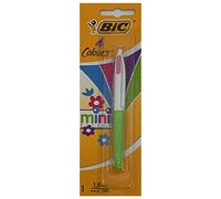 BIC 4 Couleurs Mini Stylo-Bille - Couleurs Fashion Assorties, Blister de 1
