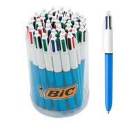 BIC 4 Couleurs Original Stylo-Bille Rétractable Pointe Moyenne (1,0 mm) - Tubo de 36