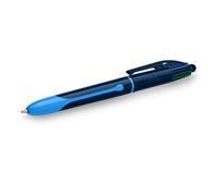 BIC 4 Couleurs Stylo bille Smooth Pro pointe moyenne 1 mm - Corps bicolore