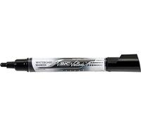 BIC 40960 Marqueur Velléda Tank pointe ogive tracé encre liquide effaçable corps plastique niveau visible 3-5 mm Noir Assorties