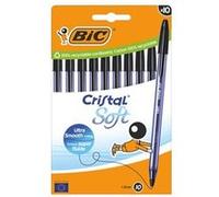 BIC 516358 stylo à bille Noir 10 pièce(s) noir G