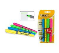 Bic 824757pack De 4marqueurs Fluo Multicolore