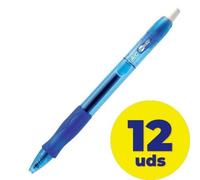 BIC 829158 stylo à bille Bleu Stylo à bille rétractable avec clip 12 pièce(s)