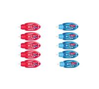 Bic 897769 Ruban Correcteur Tipp-Ex Micro Tipe Twist - Ruban 8 Mx 5 Mm - Coloris Ass. - Paquet De 10 Pièces