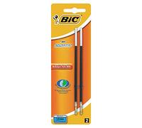 BIC Recharge stylo Atlantis – pointe moyenne – noir – blister 2 unités
