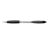 BIC Atlantis Classic Stylo bille rétractable avec grip - pointe moyenne 1 mm - Noir