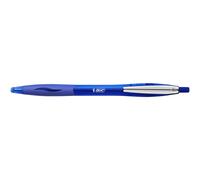 BIC Atlantis Soft Stylo bille rétractable avec grip - pointe moyenne 1 mm - Bleu