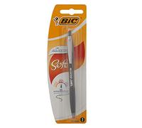 BIC Atlantis Soft Stylos-Bille - Noir, Blister de 1