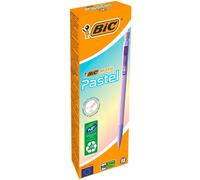 BIC Porte-mines Matic Pastel - pointe moyenne 0,7 mm HB - boîte de 12, coloris assortis