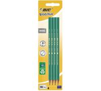 BIC Crayons à papier Evolution Original HB, Blister de 4