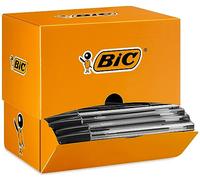 BIC Cristal Original Stylos-Bille Pointe Moyenne (1,0 mm) - Parfait pour l'Ecole et au Bureau - Noir, Boîte de 150 [Exclusivité Amazon]