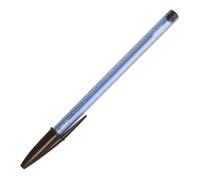BIC Stylo bille Cristal Soft pointe 1,2 mm écriture très fluide Noir