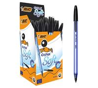 Stylo bille Cristal® Soft noir 1,2 mm pointe large