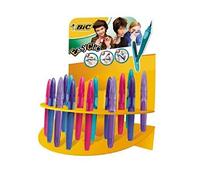 BIC Stylo plume Easy Clic, plume M, boîte de 20