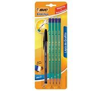 BIC Evolution Original avec Gomme Crayons à Papier - HB, Blister de 4
