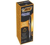 BIC Gel-ocity Stylos Rétractables - Noir (12)